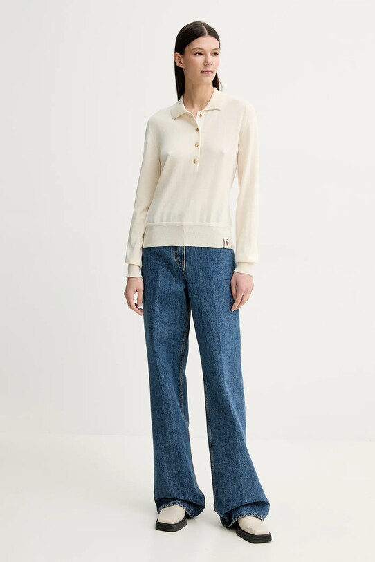 Bally pulover de casmir WKN098 bej SS25