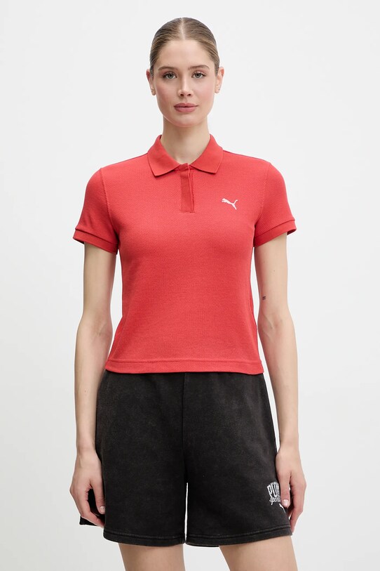 Polo tričko Puma slim červená 629777