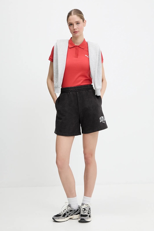 Puma polo 629777 czerwony SS25