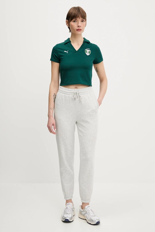 Polo tričko Puma PUMA x HARRY POTTER 630097 zelená SS25
