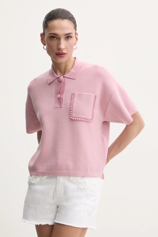 Светр Liu Jo інші рожевий WA5051.MA96E