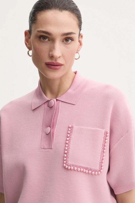 Светр Liu Jo рожевий WA5051.MA96E