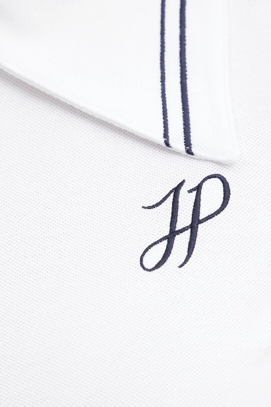 Patou polo bawełniane JE1429975 biały
