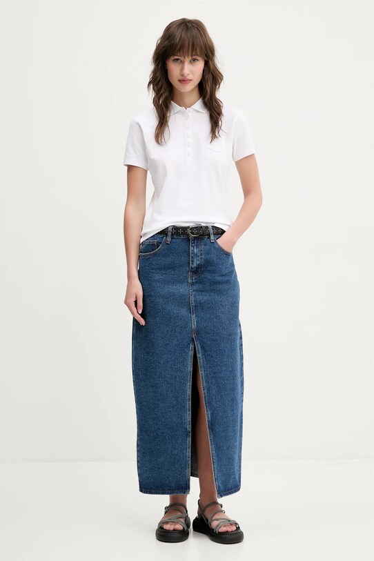 Guess Jeans polo W5GP73.KCYR1 biały SS25