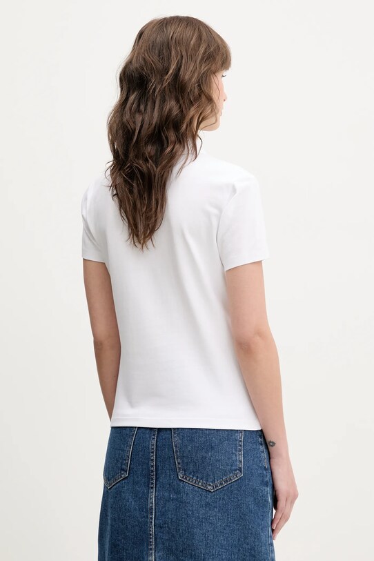 Odzież Guess Jeans polo W5GP73.KCYR1 biały