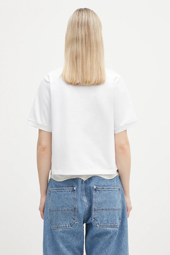 Îmbrăcăminte Kenzo polo de bumbac Boke Flower 2.0 FF52TS1604SB.01 alb