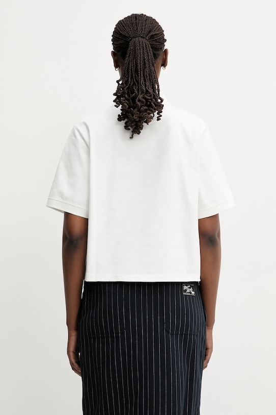 Дрехи Памучна тениска с яка Kenzo FF52TS1704SB.02 бял