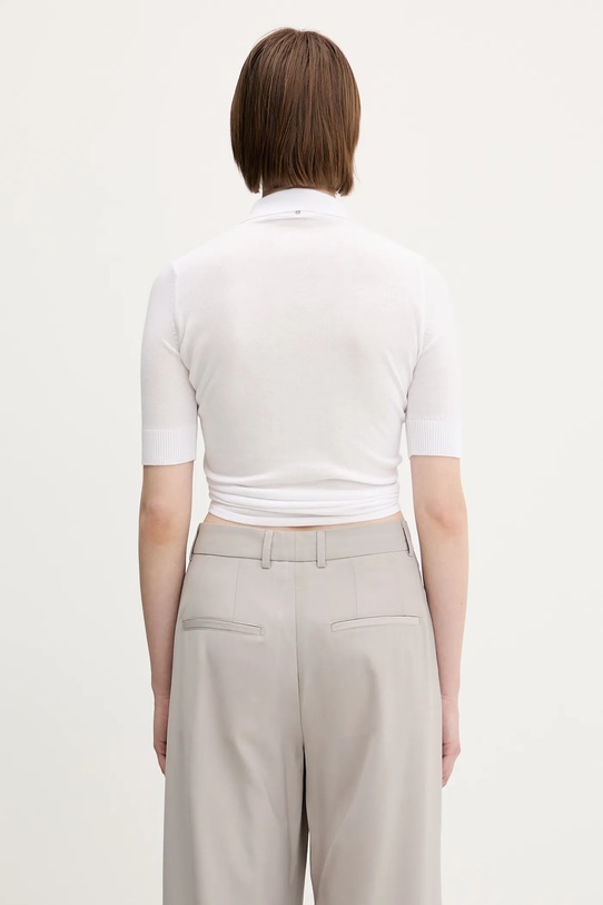 Clothing Sportmax cotton polo shirt Shaker 2512361052600 white