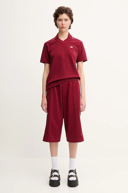 Памучна тениска с яка adidas Originals x Wales Bonner Terry Terry JW1122