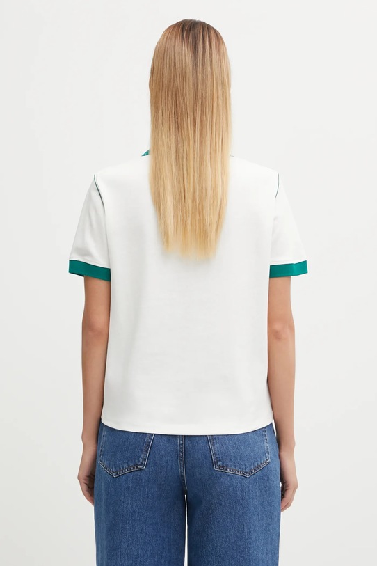 Odzież Sporty & Rich polo Crown 70S Pique TO057621304WH27 biały