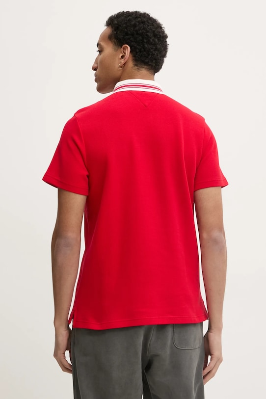Îmbrăcăminte Tommy Jeans tricou polo DM0DM20225 rosu