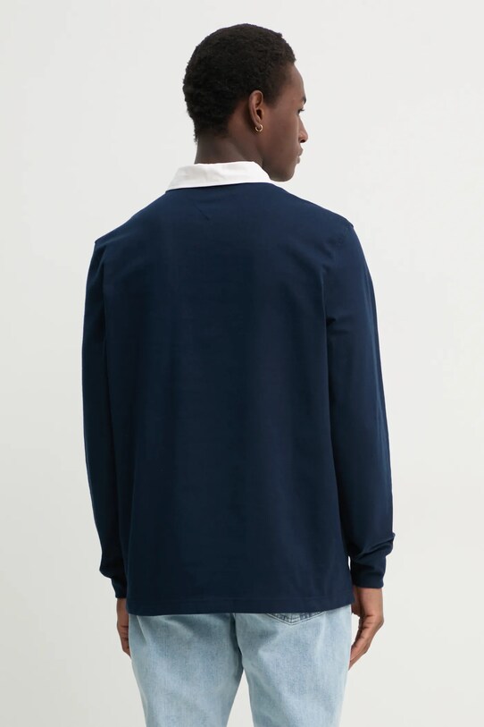 Îmbrăcăminte Tommy Jeans longsleeve din bumbac DM0DM20665 bleumarin