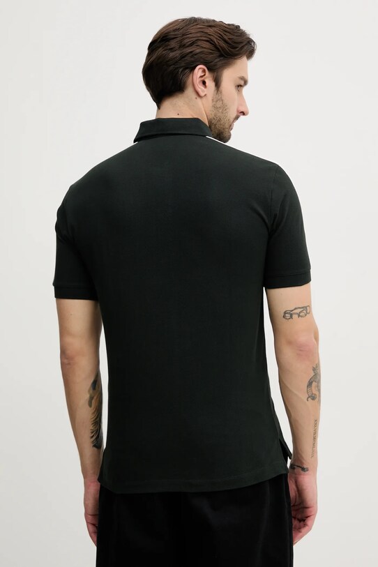 Дрехи Памучна тениска с яка Armani Exchange XM000307.AF10366 зелен