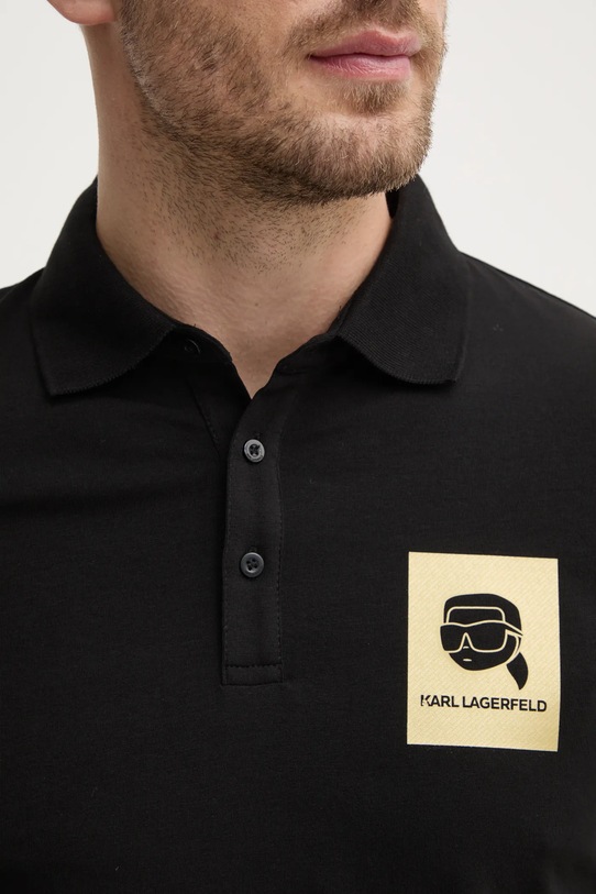 Karl Lagerfeld tricou polo 745460.551235 negru