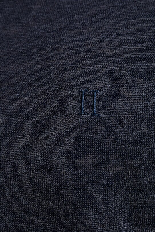 Льняне поло Les Deux LDM310120 темно-синій