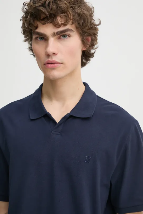 Les Deux polo bawełniane bawełna granatowy LDM120010