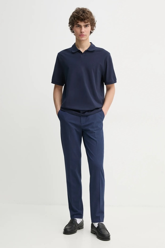 Les Deux polo de bumbac LDM120010 bleumarin SS25