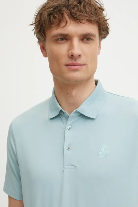 Karl Lagerfeld tricou polo turcoaz 551221.745750