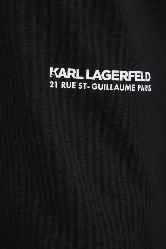 Bavlnené polo tričko Karl Lagerfeld 551230.745293 čierna