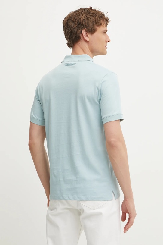 Îmbrăcăminte Karl Lagerfeld polo de bumbac 551224.745710 turcoaz