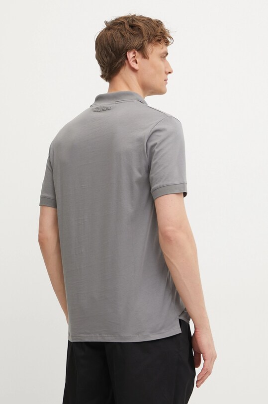 Odjeća Pamučna polo majica Karl Lagerfeld 551224.745710 siva