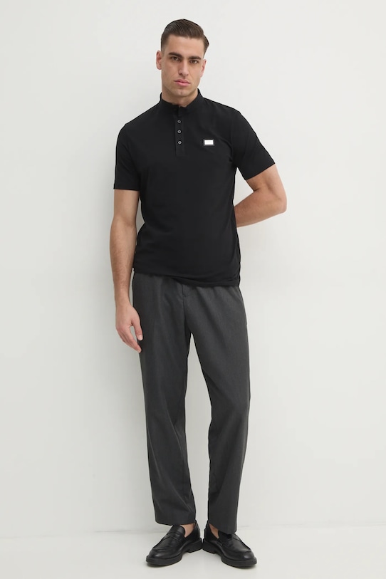 Karl Lagerfeld poló 551221.745089 fekete SS25