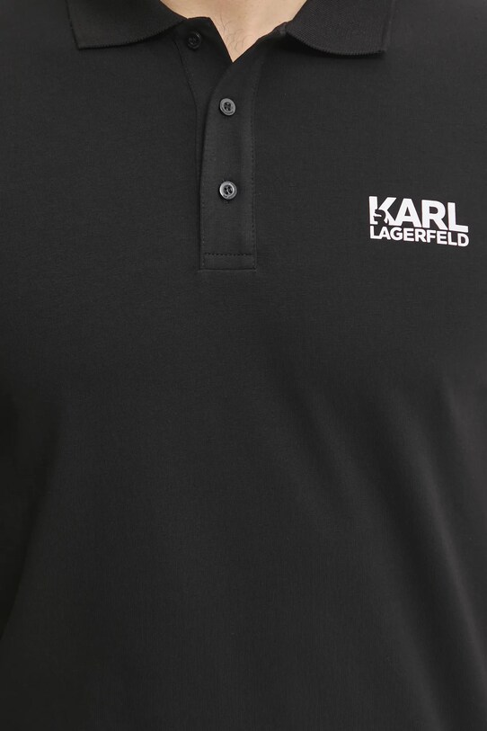Karl Lagerfeld tricou polo 551235.745088 negru