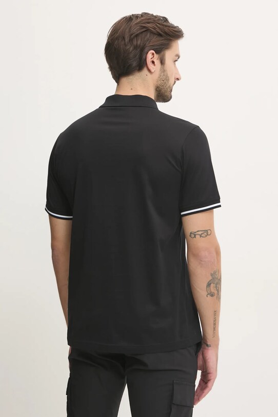 Odzież Karl Lagerfeld polo bawełniane 551200.745081 czarny
