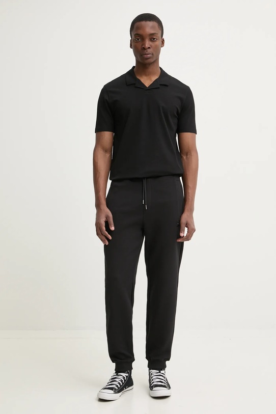 Polo tričko HUGO 50530169 černá SS25