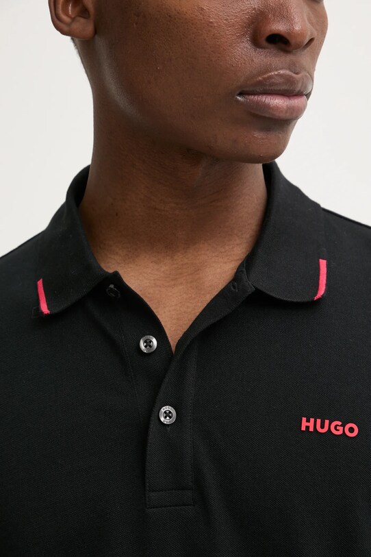 HUGO camicia a maniche lunghe 50532067 nero