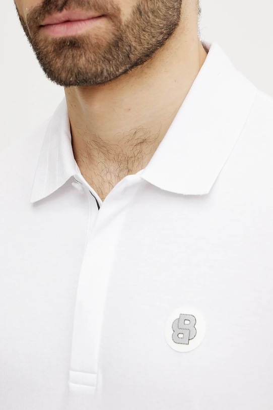 BOSS Green polo de bumbac 50533273 alb