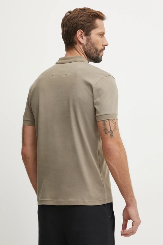 Odzież BOSS Green polo bawełniane 50533273 beżowy