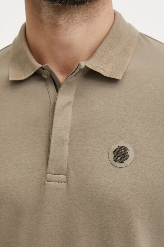 BOSS Green polo de bumbac 50533273 bej