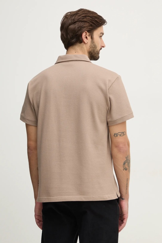 Odzież Calvin Klein Jeans polo J30J327040 brązowy