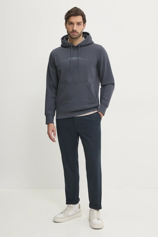 Pamučna polo majica Calvin Klein K10K113833 bež SS25