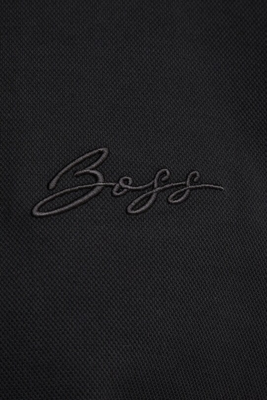 BOSS polo bawełniane 50531402 czarny