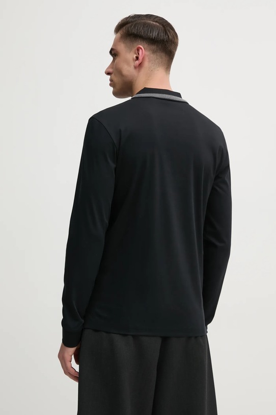 Одежда Хлопковый лонгслив BOSS 50531787 чёрный
