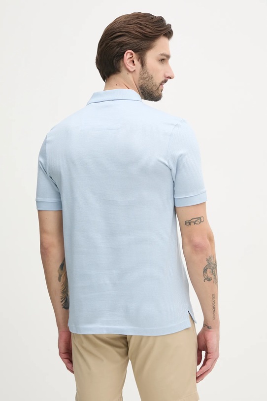 Одежда Хлопковое поло BOSS 50532246 голубой