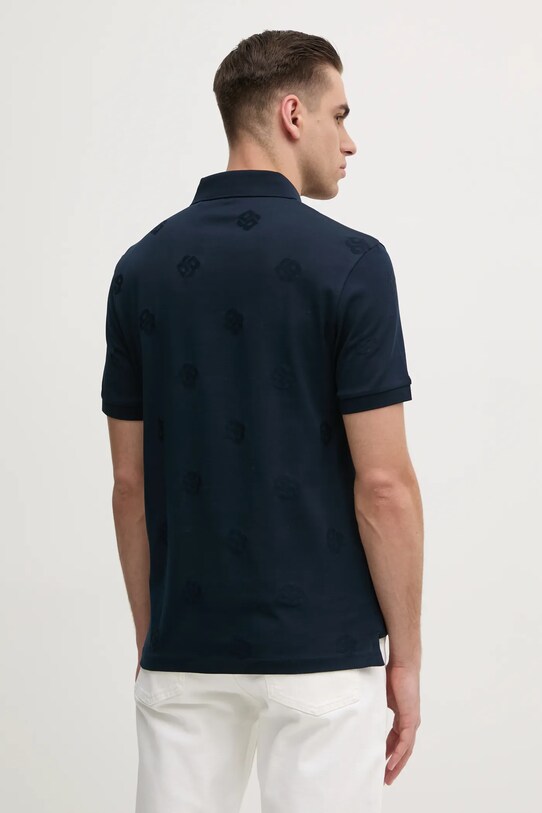 Odzież BOSS polo bawełniane 50532765 granatowy