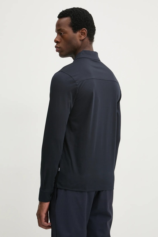 Îmbrăcăminte BOSS longsleeve din bumbac 50533572 bleumarin