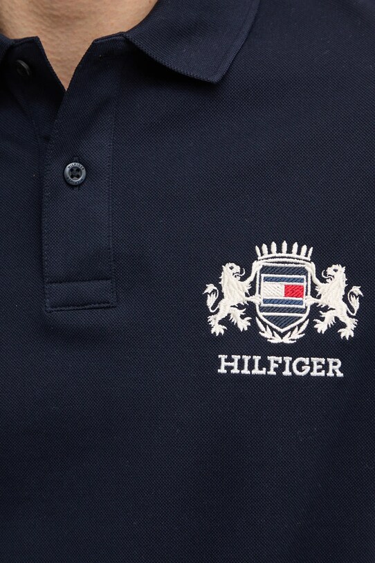 Хлопковое поло Tommy Hilfiger MW0MW37516 тёмно-синий