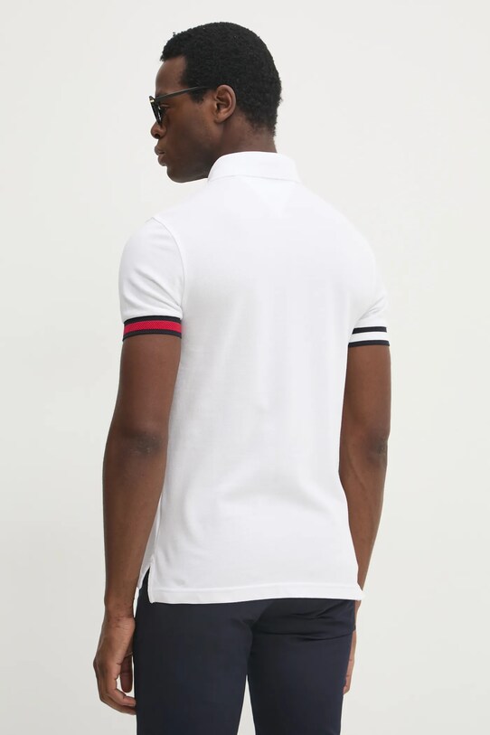 Îmbrăcăminte Tommy Hilfiger tricou polo MW0MW37518 alb