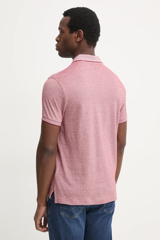 Îmbrăcăminte Tommy Hilfiger polo de bumbac MW0MW37525 burgundia