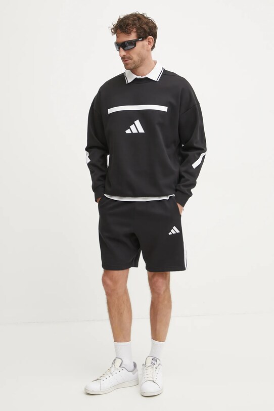 Bavlnené polo tričko adidas Essentials JE6383 béžová SS25