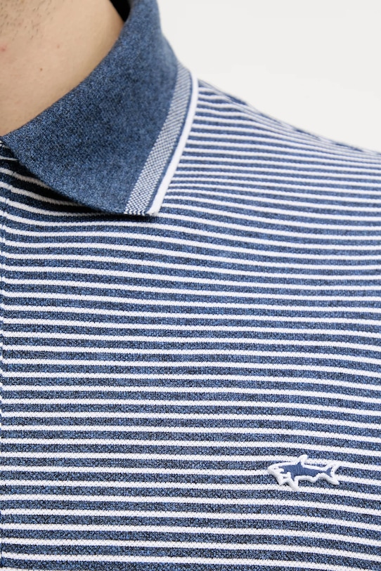 Paul&Shark polo bawełniane 25411226 granatowy