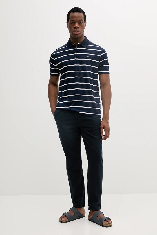 Paul&Shark polo bawełniane 25411233 granatowy SS25