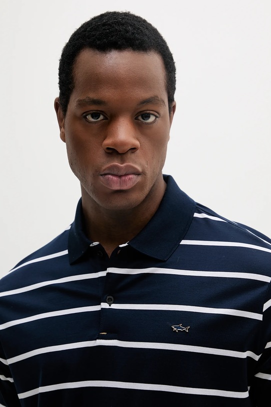 Paul&Shark polo de bumbac bleumarin 25411233