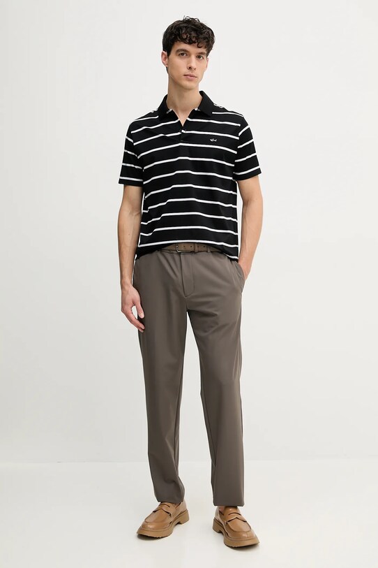 Paul&Shark polo de bumbac 25411233 negru SS25