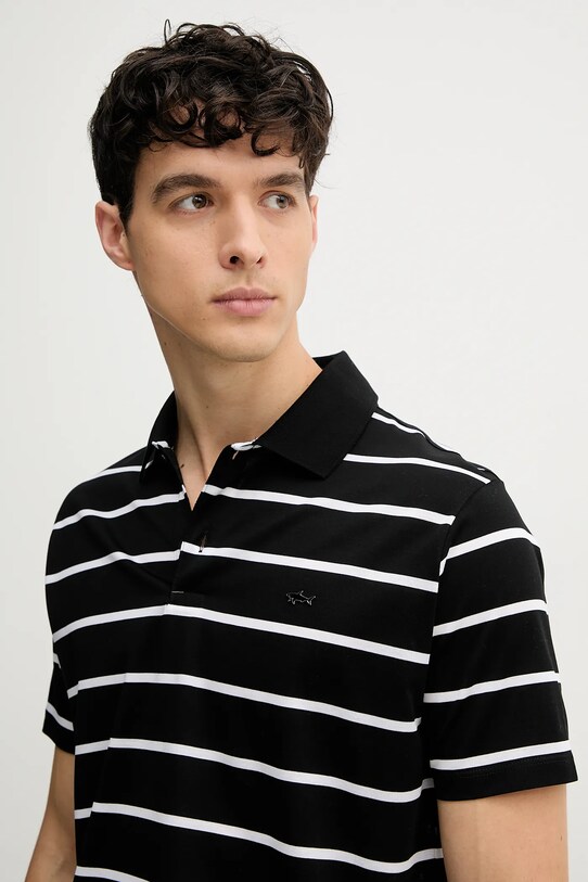Paul&Shark polo de bumbac negru 25411233