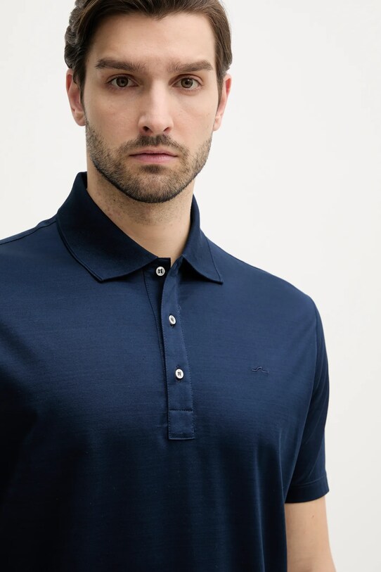 Oblečení Bavlněné polo tričko Paul&Shark 25411239 námořnická modř